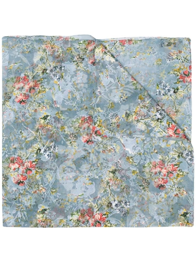Shop Preen By Thornton Bregazzi 'exclusive Tapestry' Schal In Blue