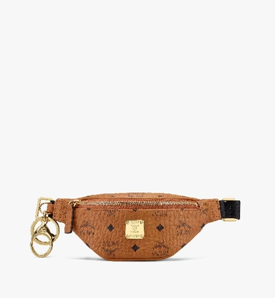 Mcm Belt Bag Charm In Visetos In Cognac Cognac ModeSens
