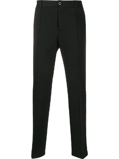 Shop Maison Margiela Tailored Trousers In Black