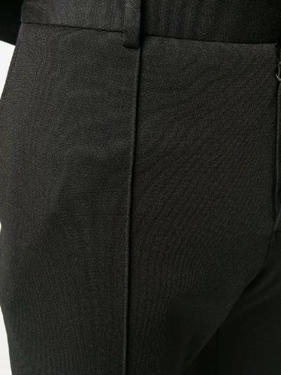 Shop Maison Margiela Tailored Trousers In Black