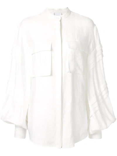 Shop Acler Orwell Shirt In White