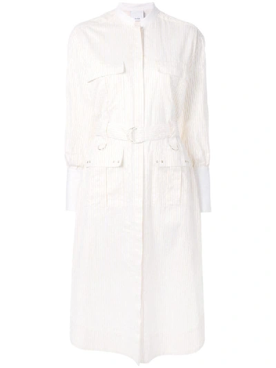Shop Acler Edwin Shirt Dress In White