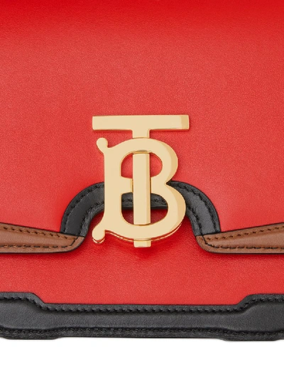 Shop Burberry Small Tb Crossbody Bag In Red