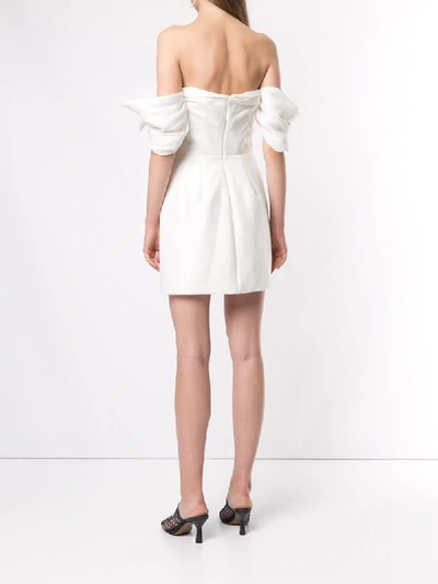 Shop Acler 'selkin' Kleid In White