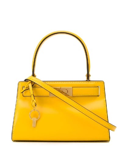 Shop Tory Burch Lee Radziwill Small Bag In Yellow