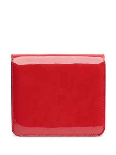 Shop Fendi Karligraphy Shoulder Bag In Red