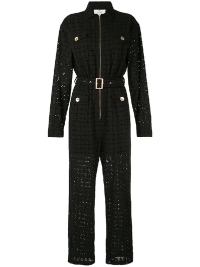 Shop We Are Kindred Vienna Embroidered Jumpsuit In Black