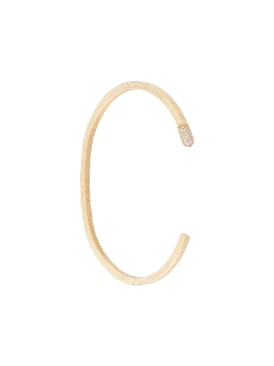 Shop M Cohen Slip-on Narrow Bracelet In Gold