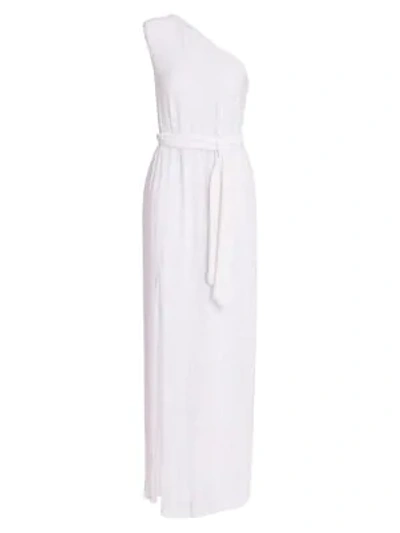 Shop Retroféte Women's Vivien Sequined Georgette Gown In Clear White