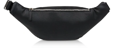 Shop Lancaster Designer Handbags Street Black Belt Bag In Noir