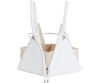 Shop Nita Suri Designer Handbags Lia Iconic Handbag In Blanc