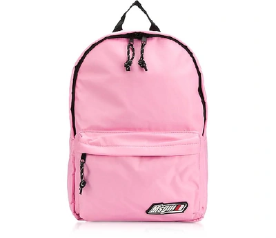 Shop Msgm Handbags  Signature Nylon Backpack In Pink