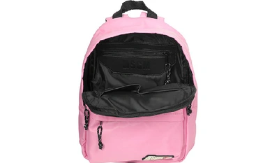 Shop Msgm Handbags  Signature Nylon Backpack In Pink