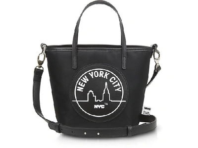 Shop Meli Melo Designer Handbags Black Paige Mini Tote In Noir