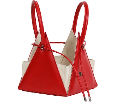 Shop Nita Suri Designer Handbags Lia Iconic Handbag In Rouge