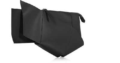 Shop Giaquinto Handbags Ava Leather Clutch In Black