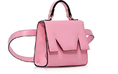 Shop Msgm Designer Handbags M Bum Belt Bag In Rose