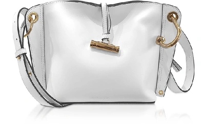 Shop Jw Anderson Handbags Small Hoist Shoulder Bag In Off White