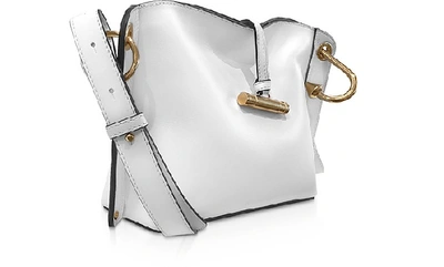 Shop Jw Anderson Handbags Small Hoist Shoulder Bag In Off White