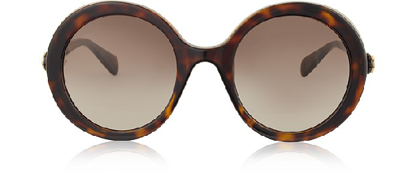 Gucci 53mm Round Sunglasses - Dark 