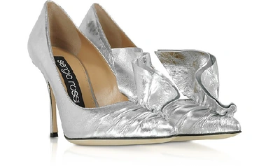 Shop Sergio Rossi Shoes Godiva Silver Crash Lak Décolleté