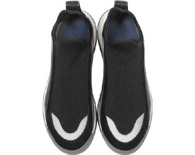 Shop Sportmax Shoes Black High-performance Futuristic Sneakers