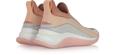 Shop Sportmax Shoes Nude High-performance Futuristic Sneakers