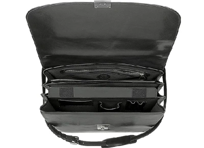 Shop L.a.p.a. Briefcases Classic Black Leather Briefcase