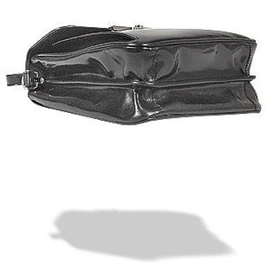 Shop L.a.p.a. Briefcases Black Leather Vertical Briefcase