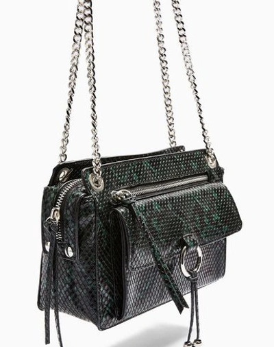 Shop Topshop Handbags In Dark Green