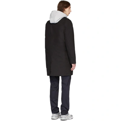 Shop Norse Projects Black Down Thor Jacket In 9999 Black