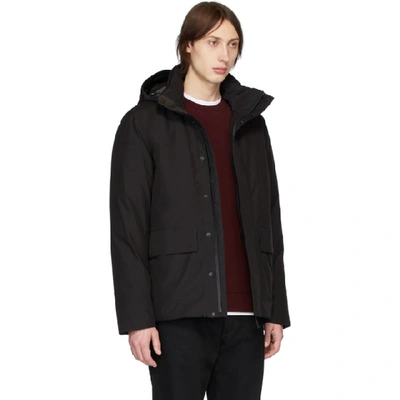 Shop Norse Projects Black Down Gore-tex® Ystad Jacket In 9999 Black