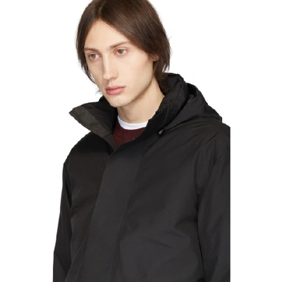 Shop Norse Projects Black Down Gore-tex® Ystad Jacket In 9999 Black