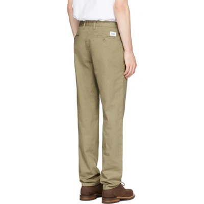 Shop Norse Projects Khaki Aros Heavy Trousers In 0966 Khaki