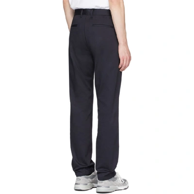 Shop Norse Projects Navy Albin Chino Trousers In 7004 Drknav