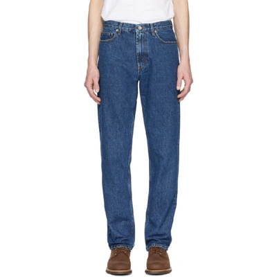 Shop Norse Projects Blue Norse Regular Jeans In 7507 Snwasd