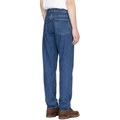 Shop Norse Projects Blue Norse Regular Jeans In 7507 Snwasd