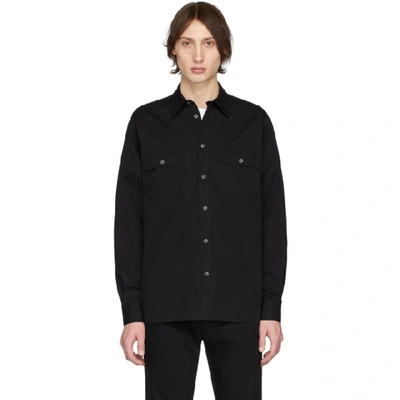 Shop Norse Projects Black Villads Shirt In 9999 Black