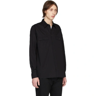 Shop Norse Projects Black Villads Shirt In 9999 Black