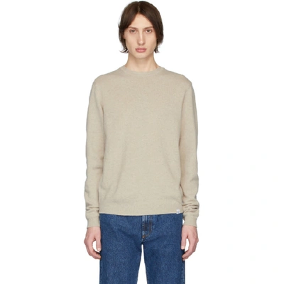 Shop Norse Projects Off-white Wool Sigfred Sweater In 2064 Oatme