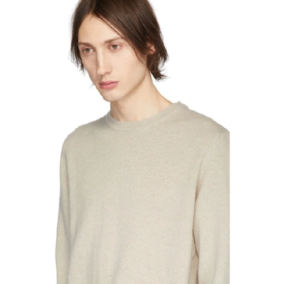 Shop Norse Projects Off-white Wool Sigfred Sweater In 2064 Oatme