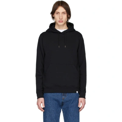 Shop Norse Projects Black Vagn Classic Hoodie In 9999 Black
