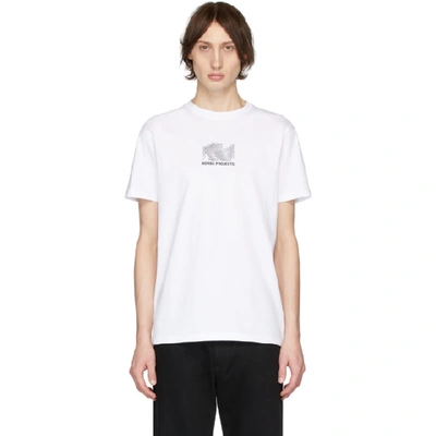 Shop Norse Projects White Topo Niels T-shirt In 0001 White