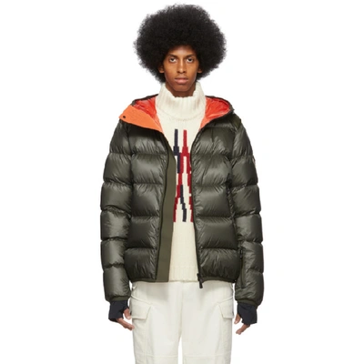 Shop Moncler Grenoble Green Down Hintertux Puffer Jacket In 833 Green