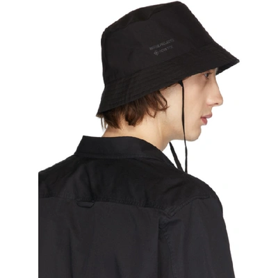 Shop Norse Projects Black Gore-tex® Bucket Hat In 9999 Black