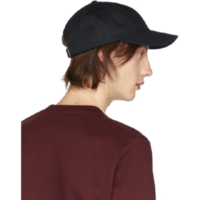 Shop Norse Projects Black Twill Sports Cap