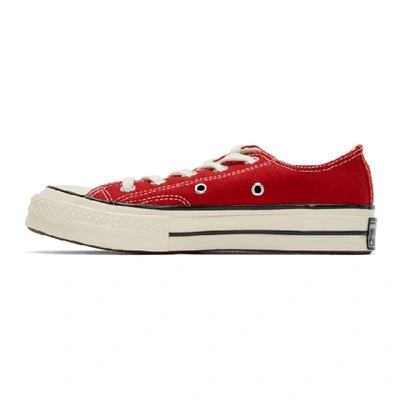 Shop Converse Red Chuck 70 Low Sneakers