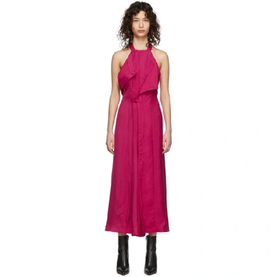 Shop Jacquemus Pink La Robe Marco Dress