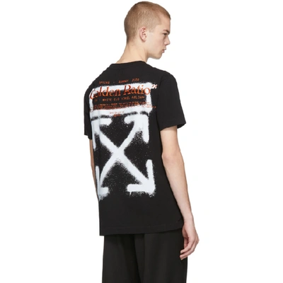 Shop Off-white Black Cartoon T-shirt In Black White