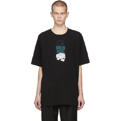 Shop Off-white Black Dripping Arrows T-shirt In Black White